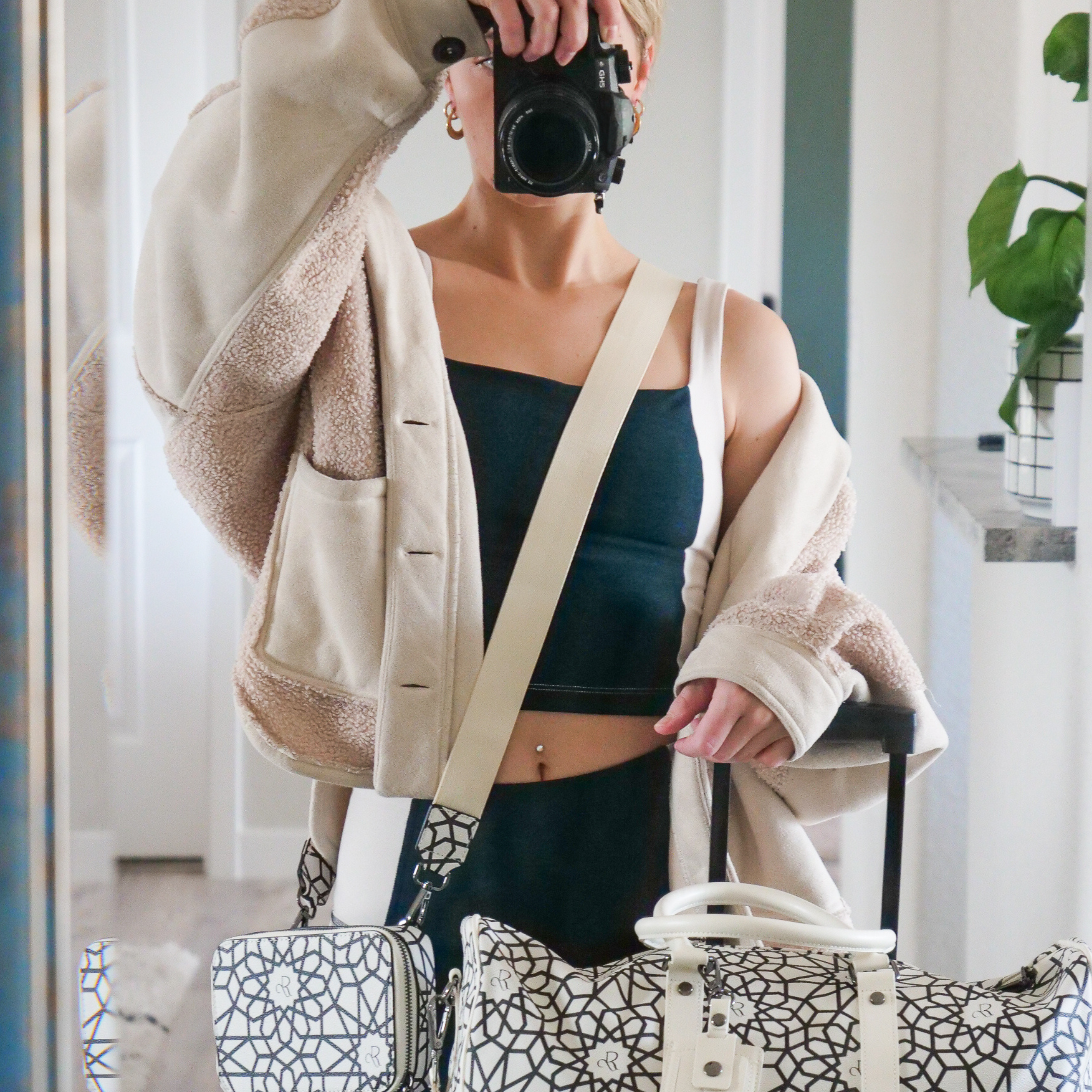 Floral Maze Duffle - Leopard